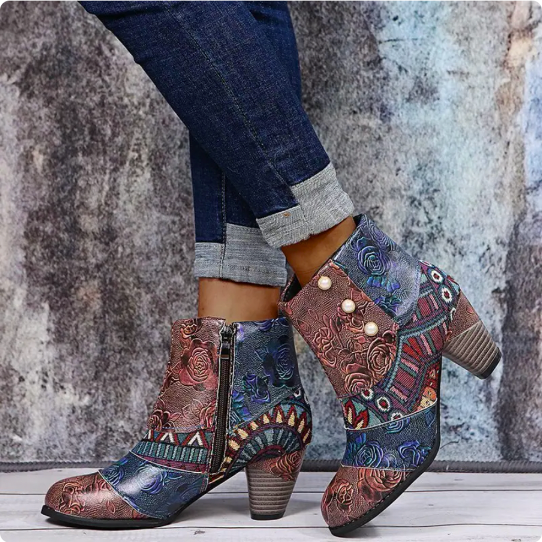 Rosy | Waterproof Retro Boots